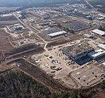 View of the Savannah River Site in South Carolina, where a fire prompted an emergency response on October 28, 2026.
