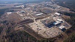 View of the Savannah River Site in South Carolina, where a fire prompted an emergency response on October 28, 2026.