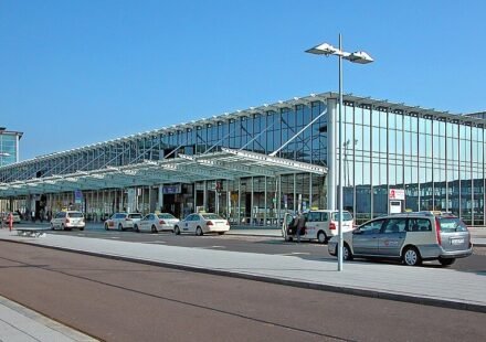 Leipzig/Halle Airport in Germany.