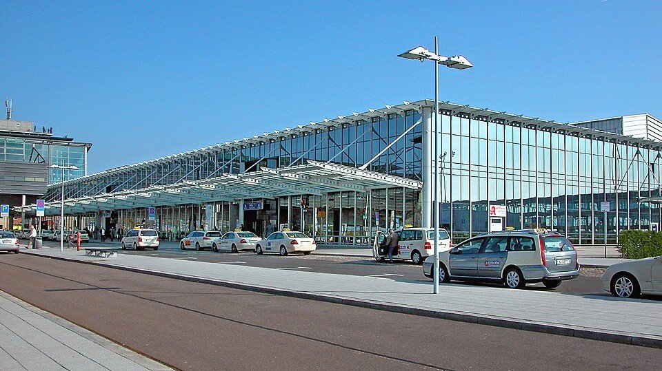 Leipzig/Halle Airport in Germany.