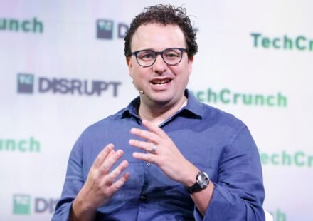 Anthropic CEO Dario Amodei photographed during a meeting with technology leaders at 10 Downing Street in London in May 2023.