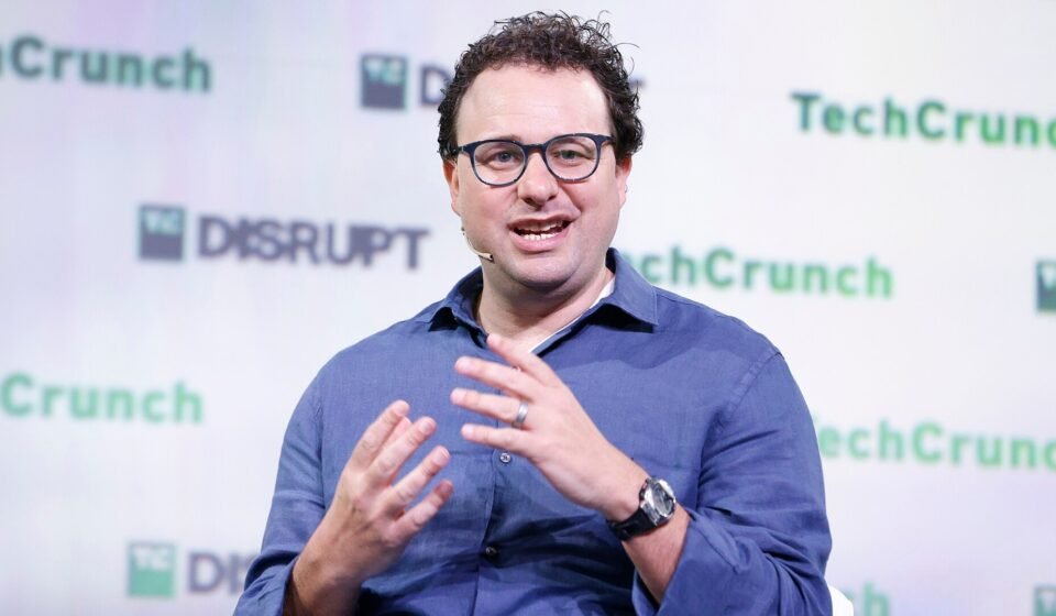 Anthropic CEO Dario Amodei photographed during a meeting with technology leaders at 10 Downing Street in London in May 2023.