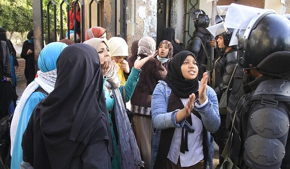 France students protest