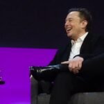 Elon Musk discussing SpaceX and Tesla's Terafab semiconductor project, which targets volume chip production in 2028.
