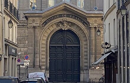 The Bank of France in Paris.