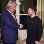 Donald Trump and Volodymyr Zelenskyy.