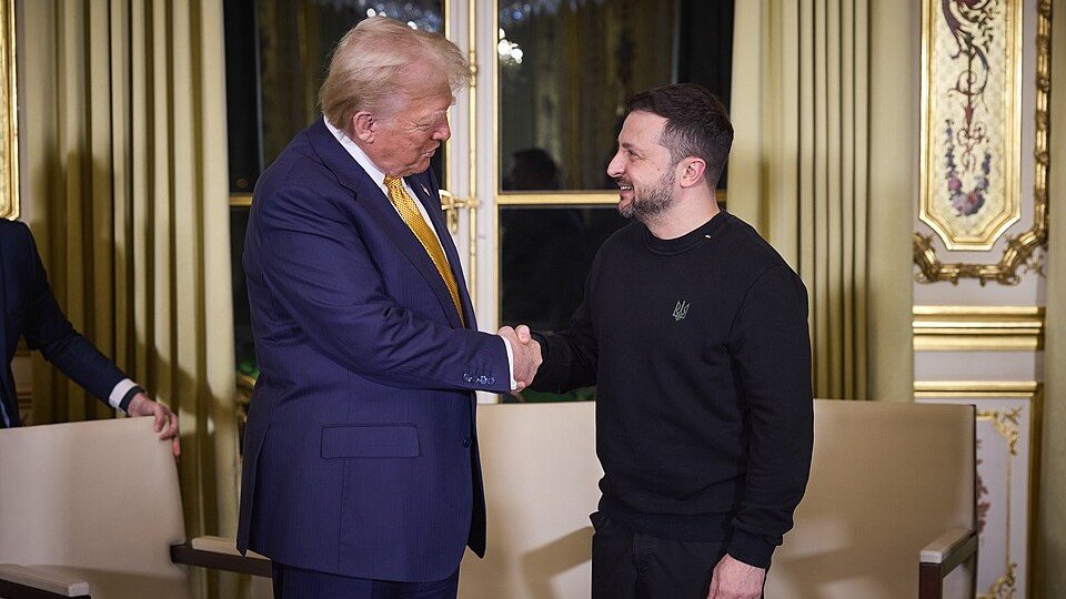 Donald Trump and Volodymyr Zelenskyy.