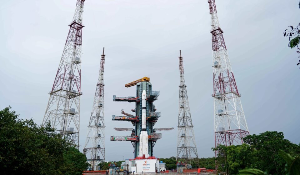 India Strengthens Its Navigation Ambitions as ISRO Successfully Deploys NVS-03 Satellite ISRO GSLV-F18 rocket on the launch pad ahead of the NVS-03 navigation satellite mission.