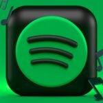 Spotify AI music remix service concept showing digital music streaming and artificial intelligence.