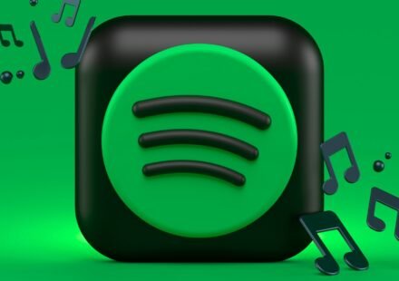 Spotify AI music remix service concept showing digital music streaming and artificial intelligence.